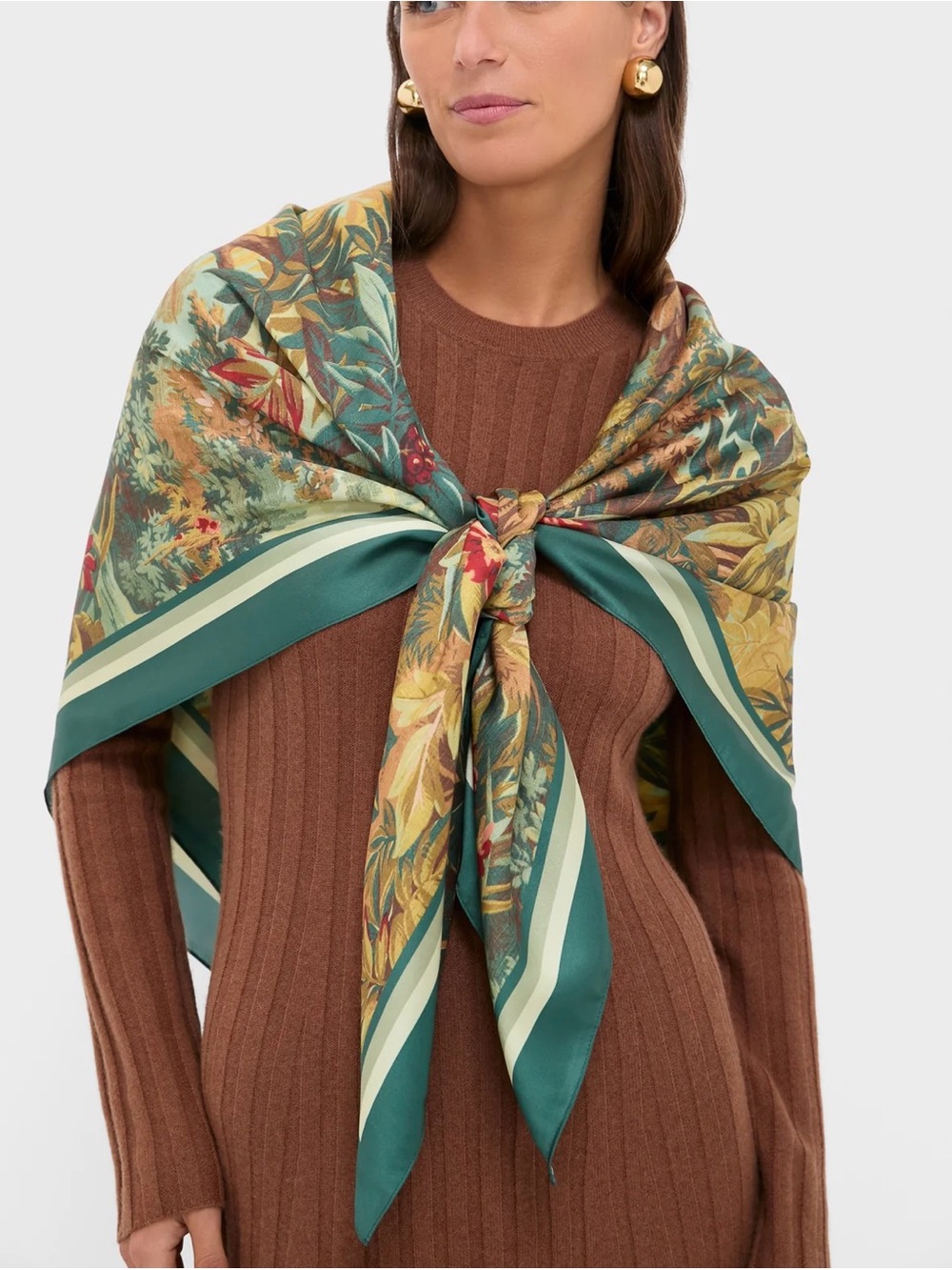 Tuckernuck Forest Toile Large Scarf